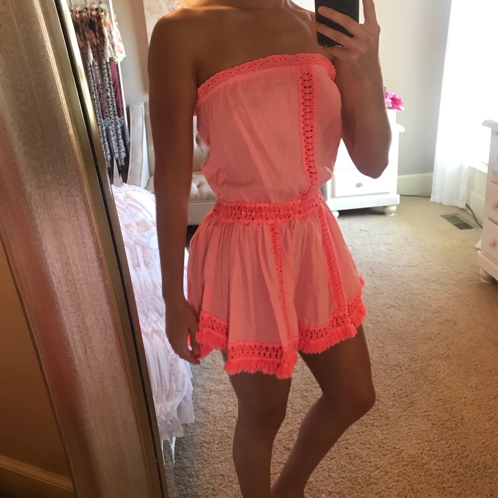 Victoria Secret Swim Coverup - NEON PINK
